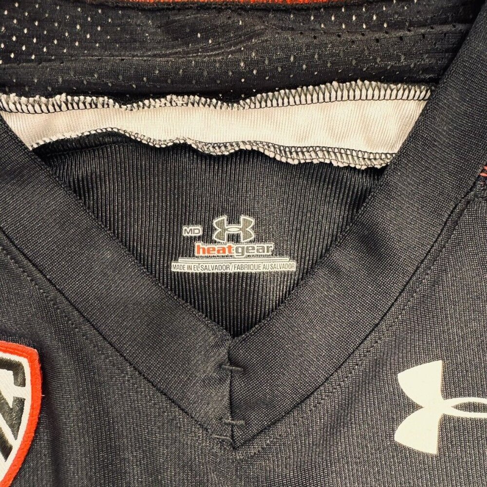 Utah Utes Authentic Heat Gear Under Armour  Blackout Jersey #15 Sz M - Picture 6 of 10